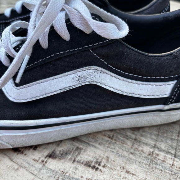 VANS Off The Wall Ward Mens SIZE 7
M BLACK & WHITE Suede & Canvas - Picture 3 of 8